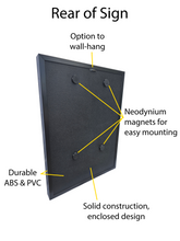 Load image into Gallery viewer, Hearing Protection Alert Sign with Decibel Display