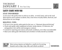 Load image into Gallery viewer, Daily Desk Calendar - Safety Topics for 2026 | Ships Mid-December
